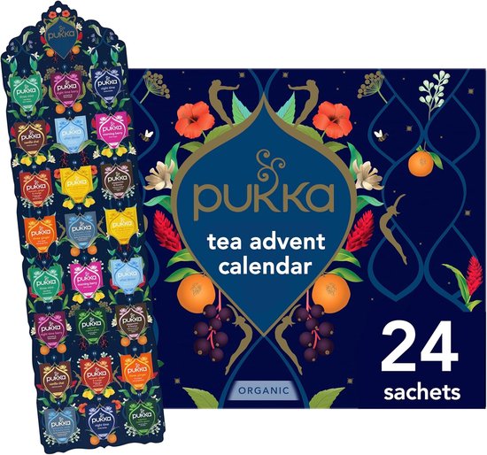 Pukka biologische thee adventskalender — adventskalender van Pukka