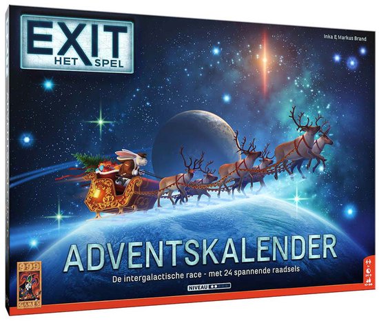 EXIT adventskalender: De Intergalactische Race — adventskalender van 999 Games