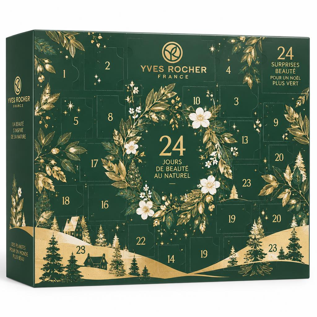 Yves Rocher adventskalender — 24 beautyverrassingen (Xmas-editie) — adventskalender van Yves Rocher